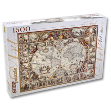 Пазлы "Историческая карта мира", 1500 элементов
