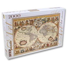 Пазлы "Историческая карта мира", 2000 элементов