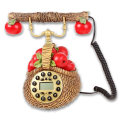 Телефон "Корзина с яблоками"